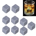 New 9pcs Whiskey Stones Sipping Ice Cube Cooler Reusable Wine Drinks Cooler Win