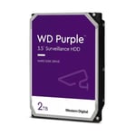 2 TB WD Purple, 5400 rpm, 256 MB cache SATA3, Surveillance