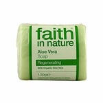 Faith In Nature Aloe Vera Vegetable Soap Bar 100g (Pack of 6)