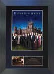 DOWNTON ABBEY Signed Autograph Mounted Photo Reproduction PRINT A4 Rare Perfect Birthday (297 x 210mm) #515 (Black Frame)