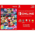 Mario Kart 8 Deluxe [Switch Download Code] + Switch Online 3 Months [Download Code]