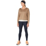 Asics Nagino Run Tight Dam S Svart/Grå/Blå - Långa tights för komfortabel löpning