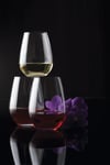 Vino Set of 6 540ml Stemless Red Wine Glasses