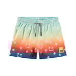 Molo Niko Board Shorts Palmtree Smile | Blå | 86/92 cm