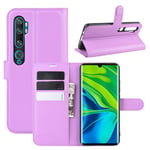 Xiaomi Mi Note 10 / Pro PU Wallet Case Purple