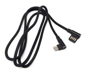 System-S Câble Micro USB coudé vers Interface USB réversible Type A 2.0 98 cm