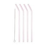 Lyngby Glas Lyngby Glas sugrör 21,5 cm 4-pack Pink