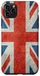 iPhone 11 Pro Max UK Union Jack Flag in vintage retro style Case
