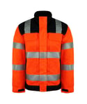 Dickies High Visibiliy Mens Orange Work Wear Jacket - Size Small