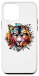 iPhone 12 mini Tiger Watercolor Zoo Animal Park Wild Cat Jungle Case