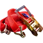 Worker Hero spännband, 5000 kg, 10 meter, röd