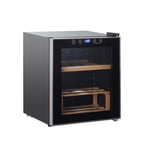 Small Wine Cabinet for Household Use, Chiller Desktop with Digital Display Temperature, Glass Door for Silent Operation,Home/Bar