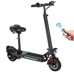 SILOLA Electric Scooter, 8 Inch Electric Scooter Foldable Kick E-Scooter with Display, 35Km / H Li-Ion Battery, Cruise Control And USB Charging, 55Km