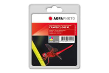 AgfaPhoto - farve (cyan, magenta, gul) - kompatibel - blækpatron (alternativ til: Canon 8288B001, Canon CL-546XL)