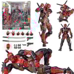 Marvel Legends X-men nr 001 Deadpool Actionfigur Fantastic Revoltech Kaiyodo Leksak