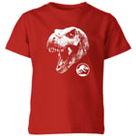 Jurassic Park T Rex Kids' T-Shirt - Red - 3-4 Years - Red