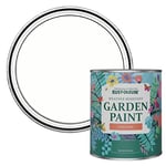 Rust-Oleum White Mould-Resistant Garden Paint In Satin Finish - Chalk White 750ml