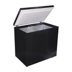 Black Freestanding 201L Chest Freezer CHF200B