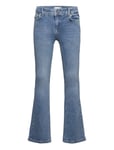 Texas Low Flare Vintage Blue Bottoms Jeans Bootcut Jeans Blue Grunt