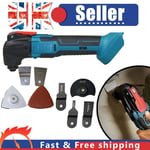 18v LXT Cordless Multi Tool Body With 17pcs Accessories For Makita DTM51Z