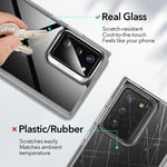 ESR Echo Tempered Glass Hard Case Cover for Samsung Galaxy Note 20 Clear