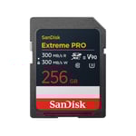 SDXC Extreme Pro 256GB 300MB/s UHS-II V90