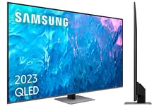 Samsung Téléviseur QLED 4K 2023 65Q77C de Téléviseur Intelligent 65 Pouces avec processeur QLED 4K, Motion Xcelerator Turbo+, Q-'Symphony et Volume 100 % Couleur