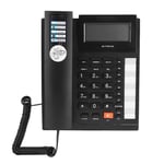 Wendry Corded Desk Telephone,Corded Home Phone,Landline Phone,Dual Interface Caller ID Large Buttons,for Home Office Hotel,Telephone Landline (Black)
