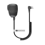Remote Speaker Mic Shoulder/Handheld with PTT for Motorola 2 Pin Walkie Talkie Microphone Compatible with Two Way Radio Motorola DP1400 CP040 GP68 GP88 GP300