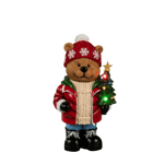 Konstsmide - Liten Teddybjörn 38cm - Dekoration - Flerfärgad