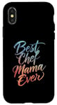 Coque pour iPhone X/XS Best Chef Mama Ever – Vintage Chef Cook Lover Mother's Day