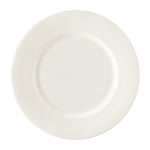 Royal Crown Derby Bark White Flat Rim Plate 215mm (Pack of 6) Pack of 6