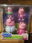 Peppa Pig Bedtime Family Figure Set - NEW