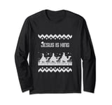 Jesus Is King Ugly Christmas Long Sleeve T-Shirt