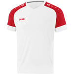 JAKO Men's Champ 2.0 KA Jersey, white/Sport red, XL