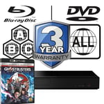 Panasonic Blu-ray Player DP-UB159 All Zone Code Free MultiRegion 4K Ghostbusters
