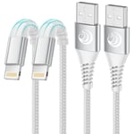 Yosou iPhone Charger Cable 3M 2Pack, Extra Long iPhone Charging Cable MFi Certi
