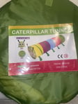 Kids Children Pop Up Play Tent Caterpillar Crawl Tunnel Colorful Indoor/Outdoor
