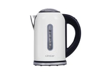 Linsar VT869 Electric Kettle, Variable Temperature control, 1.75 litres, Stainless Steel, Cordless power base, Portable Electric kettle for Tea and Coffee. White