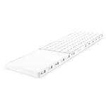 Twelve South 12-1633 MagicBridge | Connects Apple Magic Trackpad 2 to Apple Magic Keyboard allowing them to be one unit for desk or lap use - Trackpad and Keyboard not included, White
