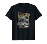 Back To The Future DeLorean Distressed Poster T-Shirt