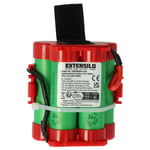 EXTENSILO Batterie compatible avec Husqvarna Automower 308, 305 2013, 305 2014, 305 2015 robot tondeuse (3000mAh, 18V, Li-ion)
