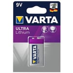 VARTA 9v 10-års Litiumbatteri Varta