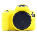 Canon EOS 200D kameraskydd silikonmaterial stötdämpande - Gul