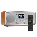 Audizio Foza WIFI Internet Stereo Radio med DAB+ Silver, Foza Allt-i-ett WIFI Internetradio med DAB+ och FM