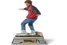 Iron Studios 1:10 Marty McFly on Hoverboard Art - Back to the Future Part II, Multicolor