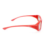 New 2 Red Adults Passive Circular Polorised 3D Glasses TVs Cinema For LG RealD +