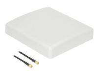 Delock - Antenne - plate - 8 dBi - direksjonal - kan monteres på vegg, stangmontering