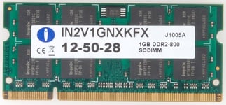 Integral 1GB DDR2 PC2-6400 800MHz SODIMM Laptop Memory Upgrade, TechGuys Branded