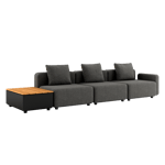 Cobana Lounge Sofa – 4 sits soffa w/ Patio Storage Table
